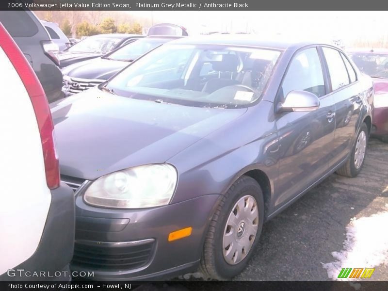 Platinum Grey Metallic / Anthracite Black 2006 Volkswagen Jetta Value Edition Sedan