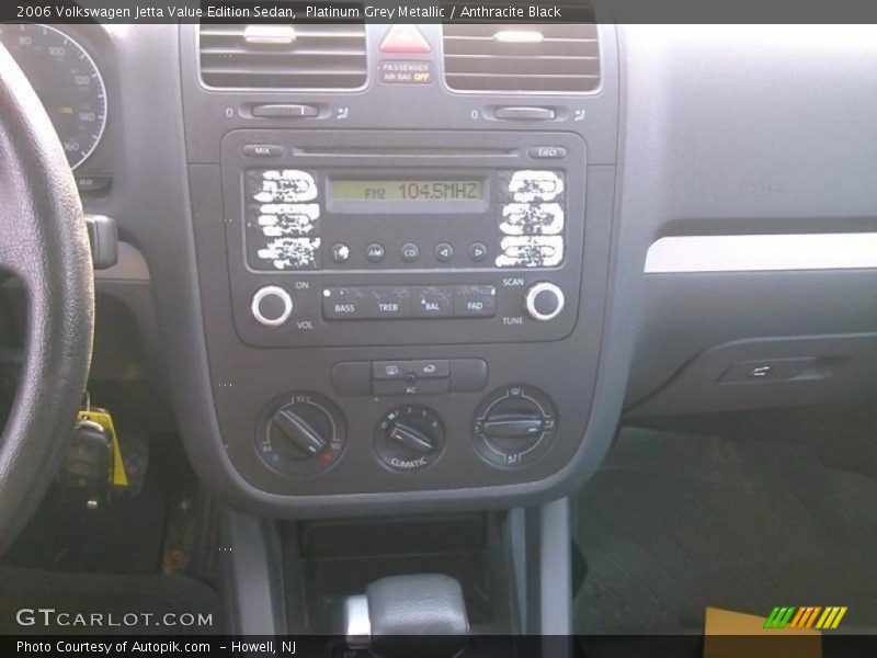 Platinum Grey Metallic / Anthracite Black 2006 Volkswagen Jetta Value Edition Sedan