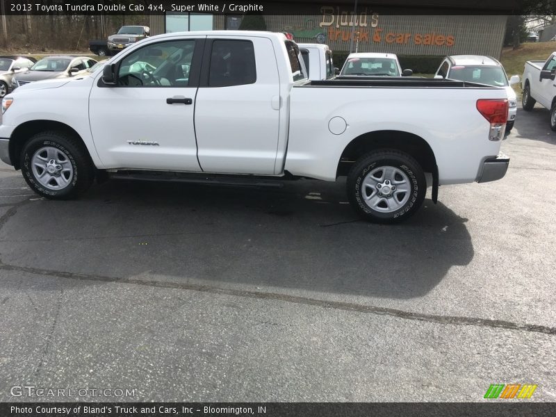 Super White / Graphite 2013 Toyota Tundra Double Cab 4x4