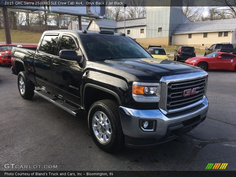 Onyx Black / Jet Black 2015 GMC Sierra 2500HD SLE Crew Cab 4x4