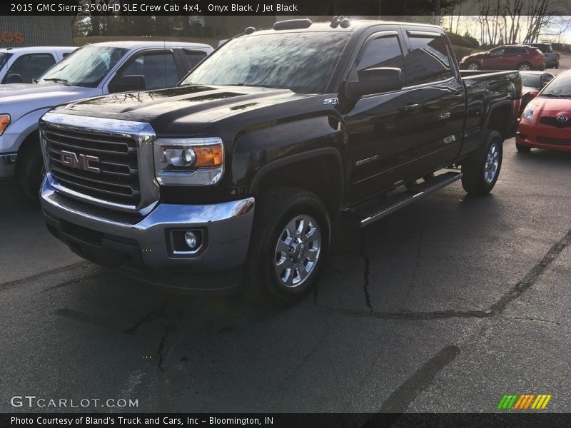Onyx Black / Jet Black 2015 GMC Sierra 2500HD SLE Crew Cab 4x4
