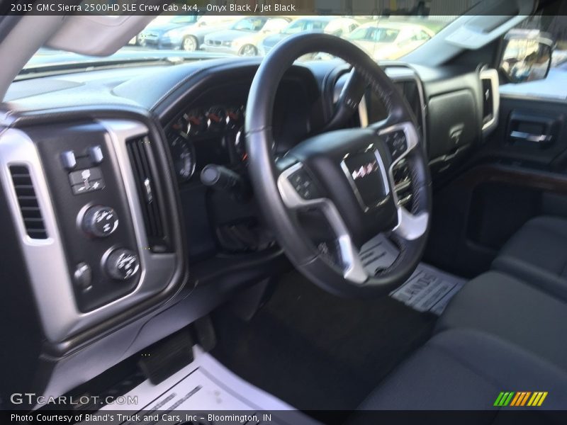 Onyx Black / Jet Black 2015 GMC Sierra 2500HD SLE Crew Cab 4x4