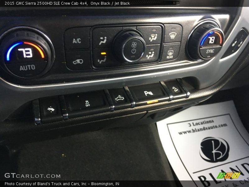 Onyx Black / Jet Black 2015 GMC Sierra 2500HD SLE Crew Cab 4x4