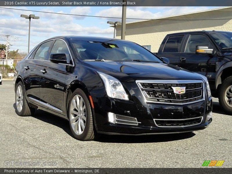 Stellar Black Metallic / Kona Brown/Jet Black 2016 Cadillac XTS Luxury Sedan
