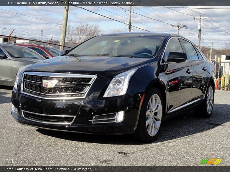 Stellar Black Metallic / Kona Brown/Jet Black 2016 Cadillac XTS Luxury Sedan
