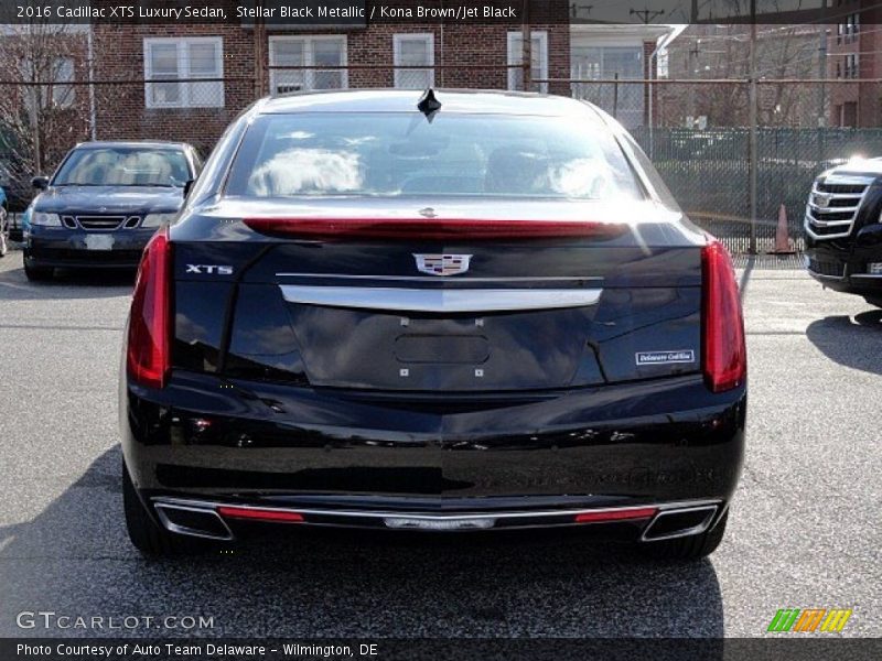Stellar Black Metallic / Kona Brown/Jet Black 2016 Cadillac XTS Luxury Sedan