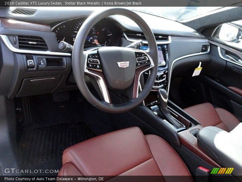 Stellar Black Metallic / Kona Brown/Jet Black 2016 Cadillac XTS Luxury Sedan