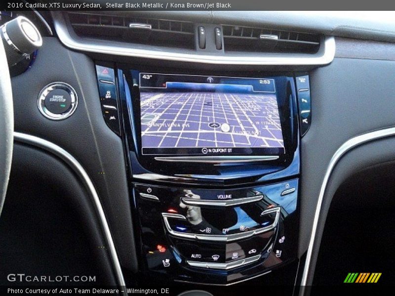 Stellar Black Metallic / Kona Brown/Jet Black 2016 Cadillac XTS Luxury Sedan
