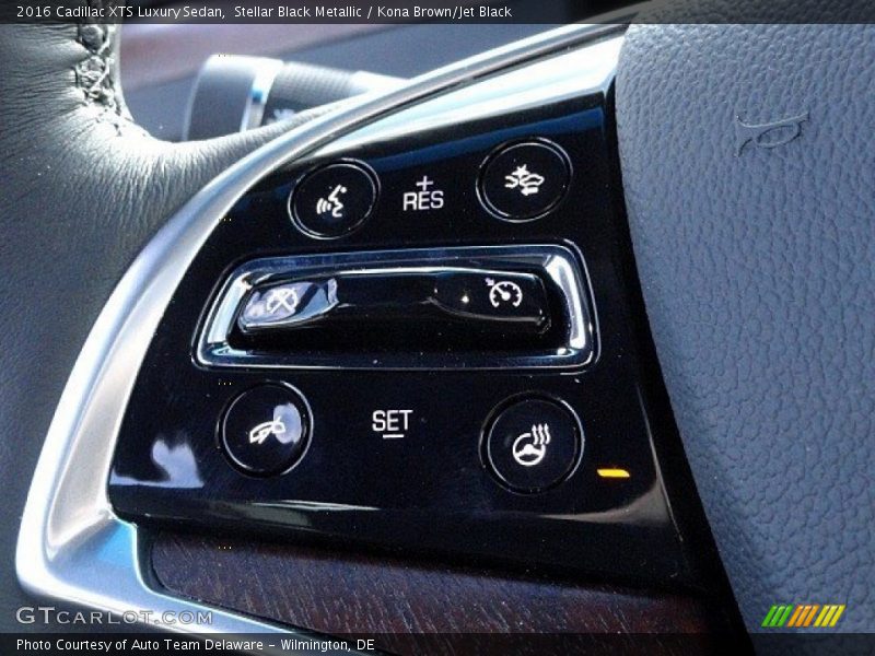 Stellar Black Metallic / Kona Brown/Jet Black 2016 Cadillac XTS Luxury Sedan