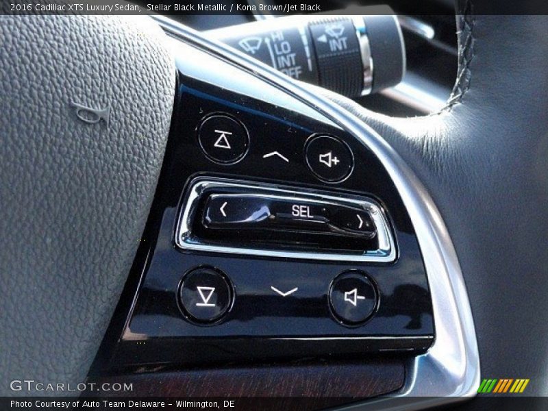 Stellar Black Metallic / Kona Brown/Jet Black 2016 Cadillac XTS Luxury Sedan