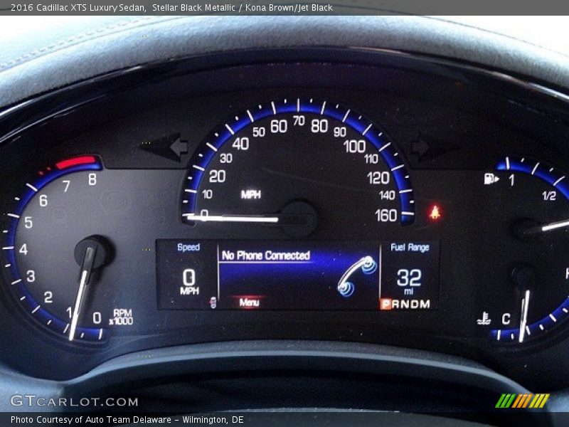 Stellar Black Metallic / Kona Brown/Jet Black 2016 Cadillac XTS Luxury Sedan