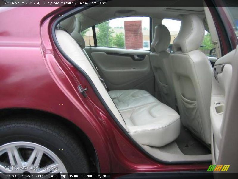 Ruby Red Metallic / Beige/Light Sand 2004 Volvo S60 2.4