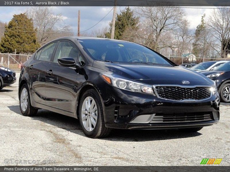 Aurora Black / Black 2017 Kia Forte S