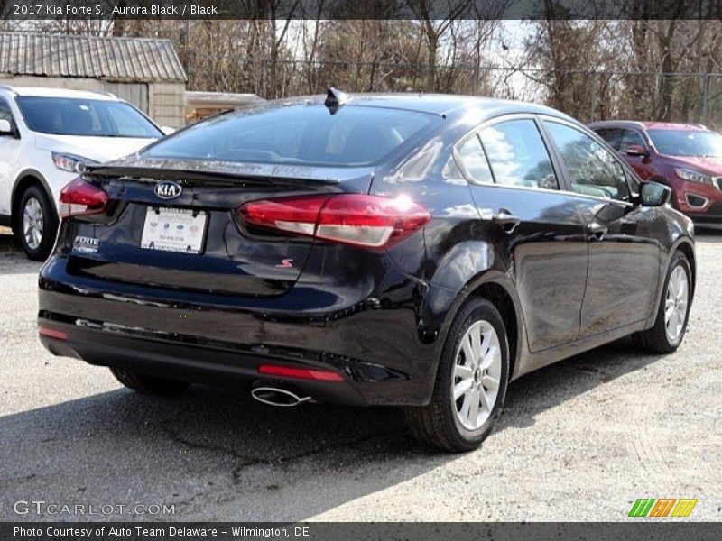Aurora Black / Black 2017 Kia Forte S