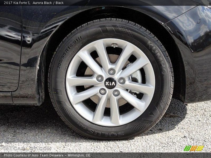 Aurora Black / Black 2017 Kia Forte S