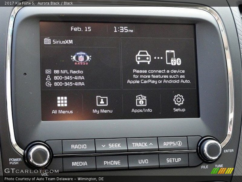 Aurora Black / Black 2017 Kia Forte S