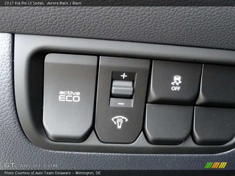 Controls of 2017 Rio LX Sedan