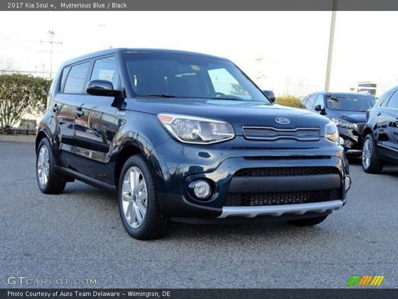 Mysterious Blue / Black 2017 Kia Soul +