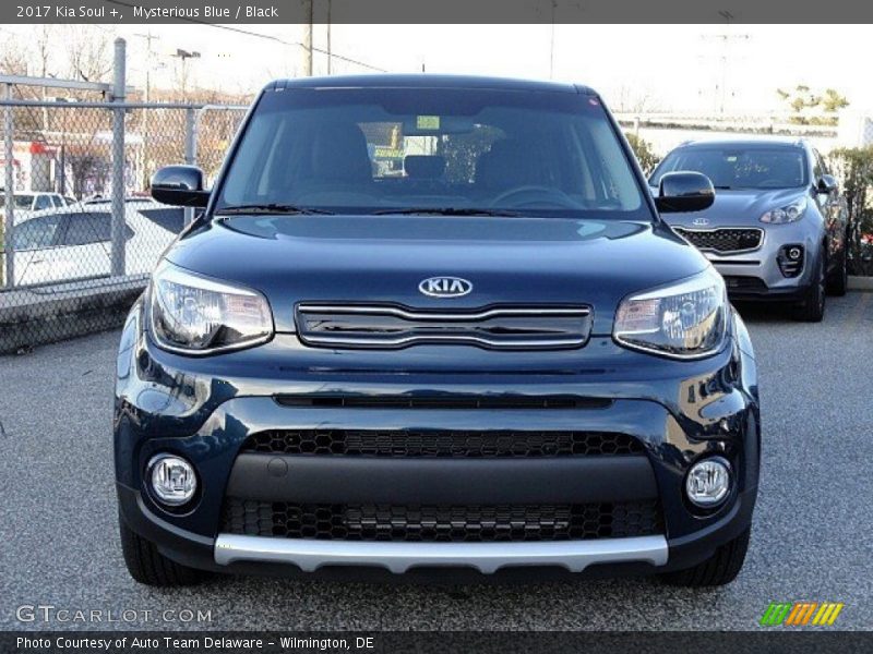 Mysterious Blue / Black 2017 Kia Soul +