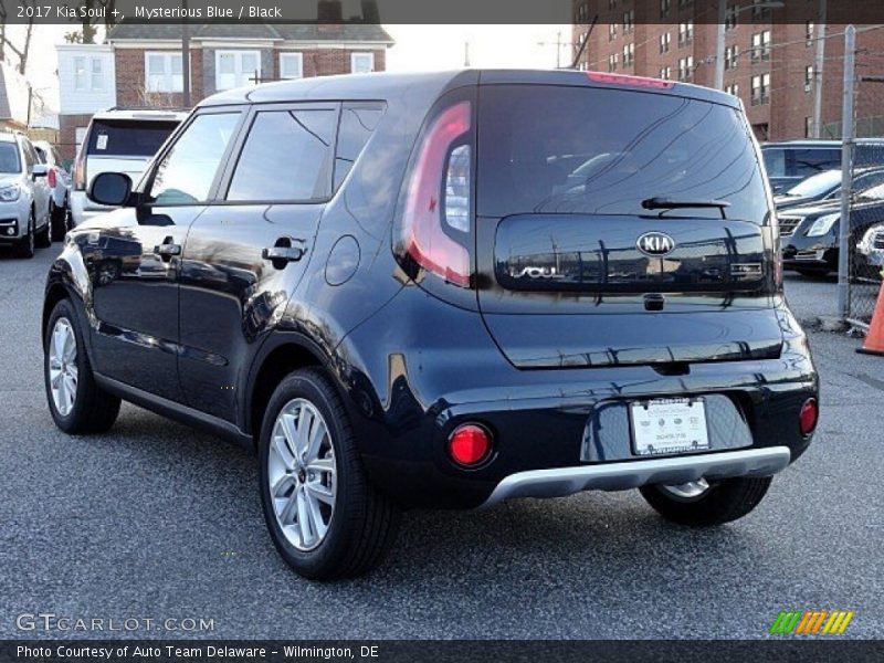 Mysterious Blue / Black 2017 Kia Soul +