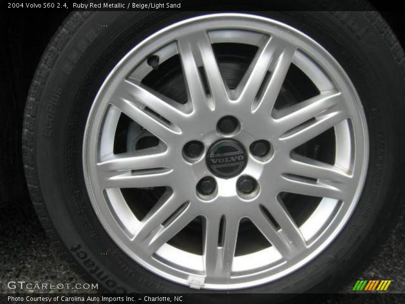 Ruby Red Metallic / Beige/Light Sand 2004 Volvo S60 2.4