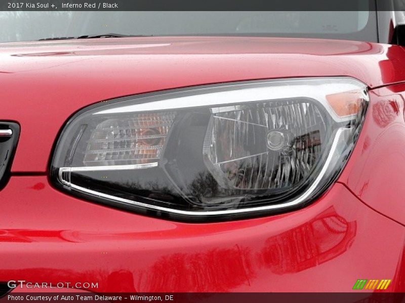 Inferno Red / Black 2017 Kia Soul +