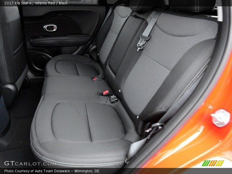Inferno Red / Black 2017 Kia Soul +