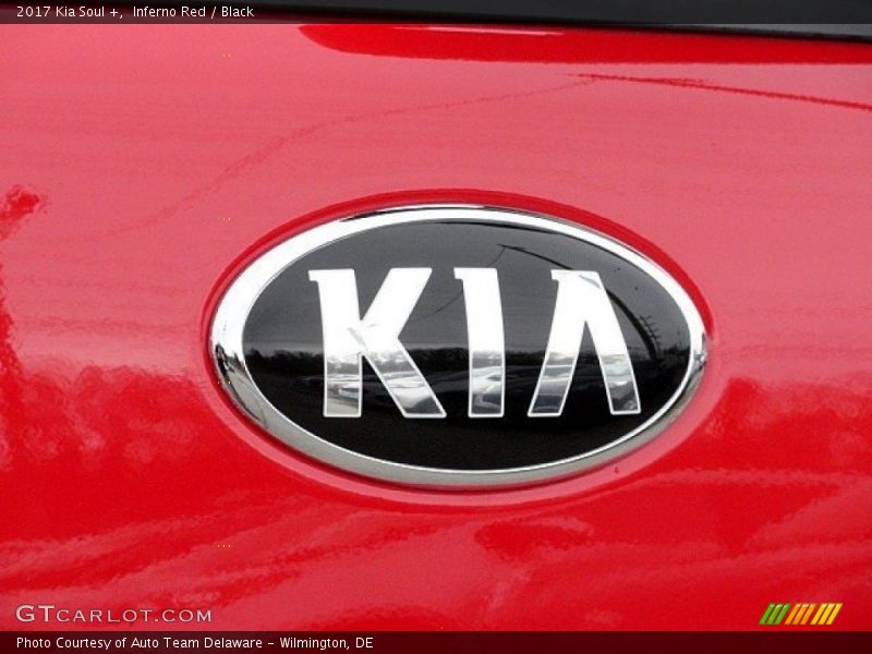 Inferno Red / Black 2017 Kia Soul +