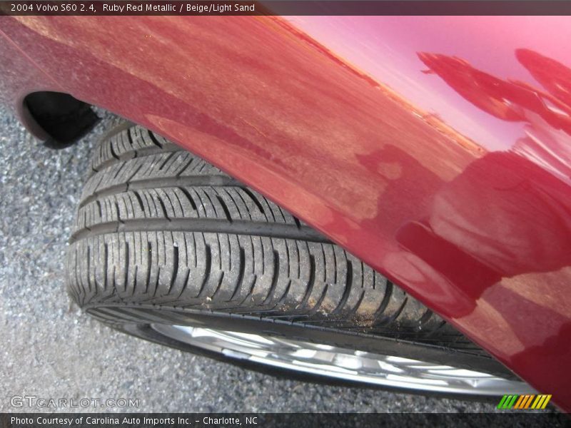 Ruby Red Metallic / Beige/Light Sand 2004 Volvo S60 2.4