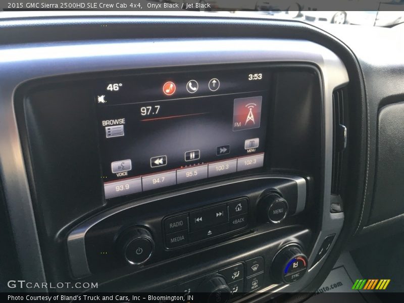 Onyx Black / Jet Black 2015 GMC Sierra 2500HD SLE Crew Cab 4x4