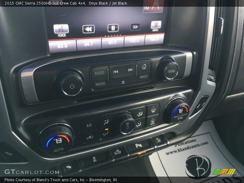 Onyx Black / Jet Black 2015 GMC Sierra 2500HD SLE Crew Cab 4x4