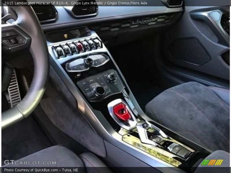 Grigio Lynx Metallic / Grigio Cronus/Nero Ade 2015 Lamborghini Huracan LP 610-4