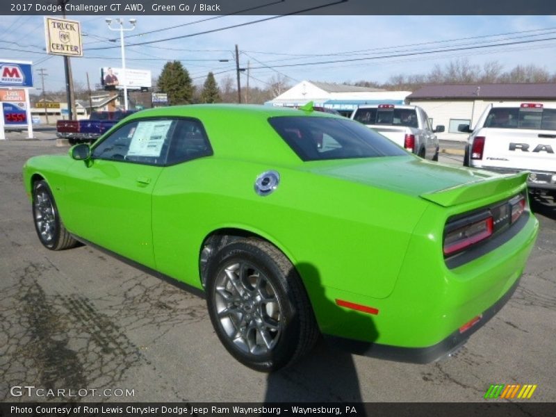 Green Go / Black 2017 Dodge Challenger GT AWD