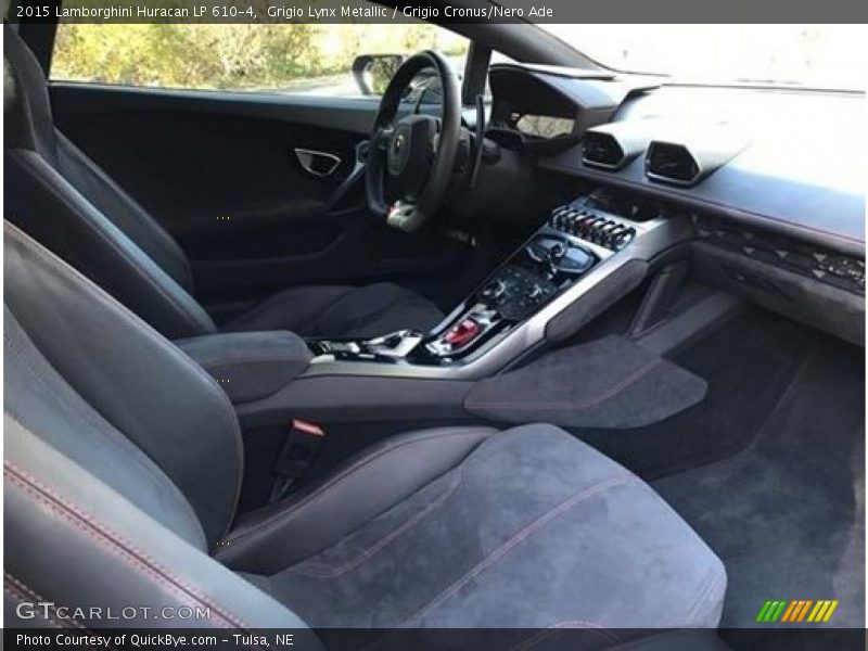  2015 Huracan LP 610-4 Grigio Cronus/Nero Ade Interior