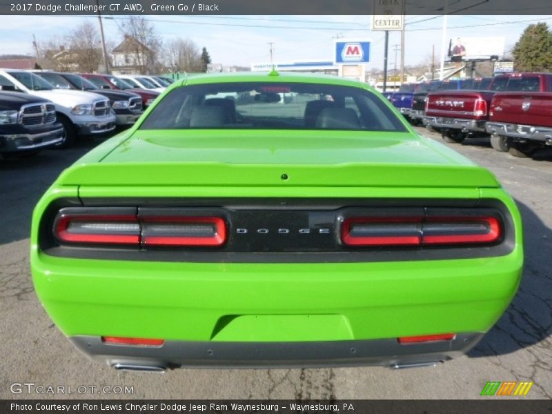 Green Go / Black 2017 Dodge Challenger GT AWD