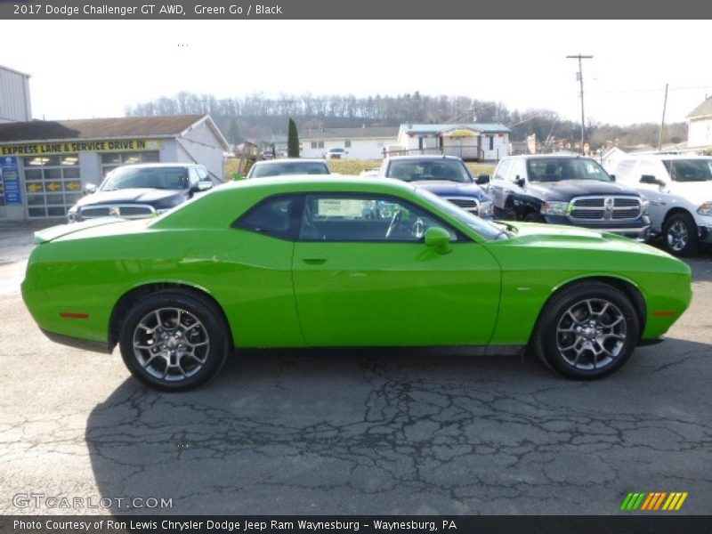 Green Go / Black 2017 Dodge Challenger GT AWD