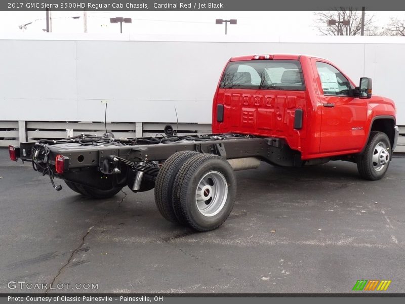 Cardinal Red / Jet Black 2017 GMC Sierra 3500HD Regular Cab Chassis