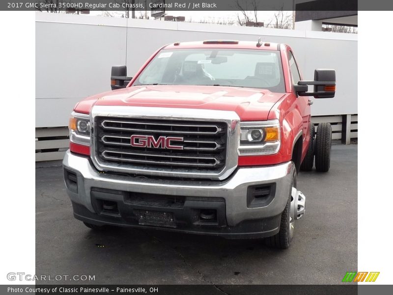 Cardinal Red / Jet Black 2017 GMC Sierra 3500HD Regular Cab Chassis