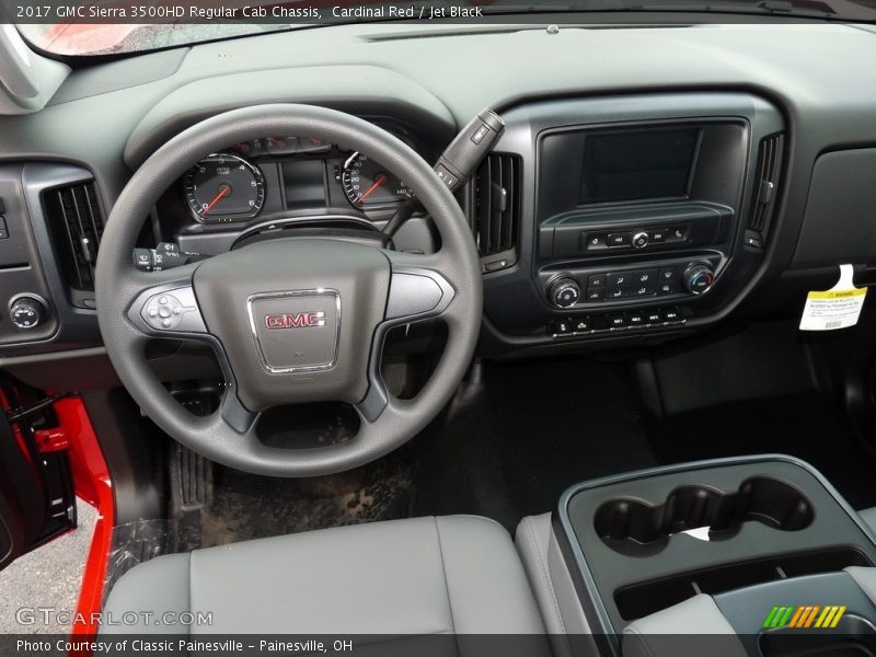 Cardinal Red / Jet Black 2017 GMC Sierra 3500HD Regular Cab Chassis