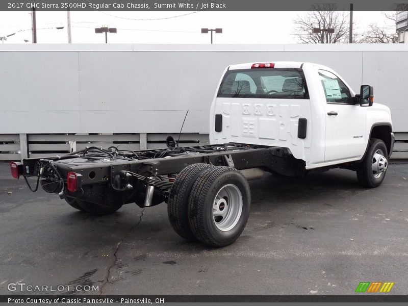 Summit White / Jet Black 2017 GMC Sierra 3500HD Regular Cab Chassis