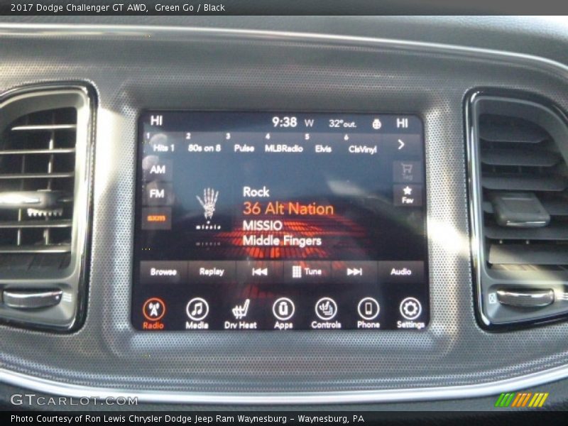 Green Go / Black 2017 Dodge Challenger GT AWD