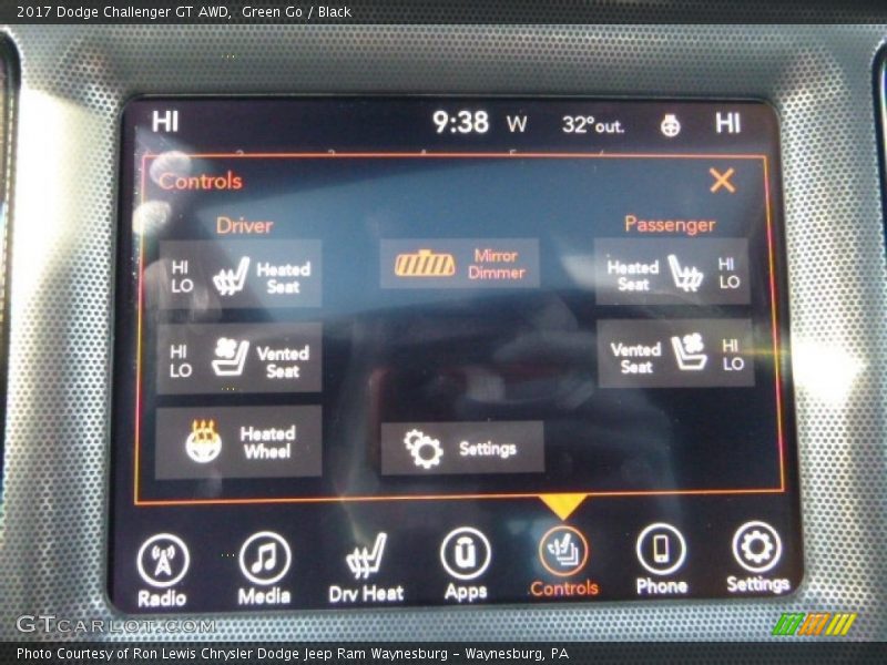 Green Go / Black 2017 Dodge Challenger GT AWD