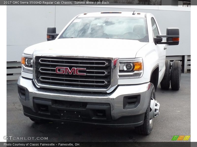 Summit White / Jet Black 2017 GMC Sierra 3500HD Regular Cab Chassis