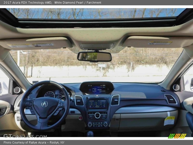White Diamond Pearl / Parchment 2017 Acura RDX Technology AWD