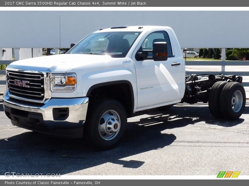 Summit White / Jet Black 2017 GMC Sierra 3500HD Regular Cab Chassis 4x4