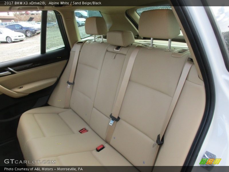 Alpine White / Sand Beige/Black 2017 BMW X3 xDrive28i