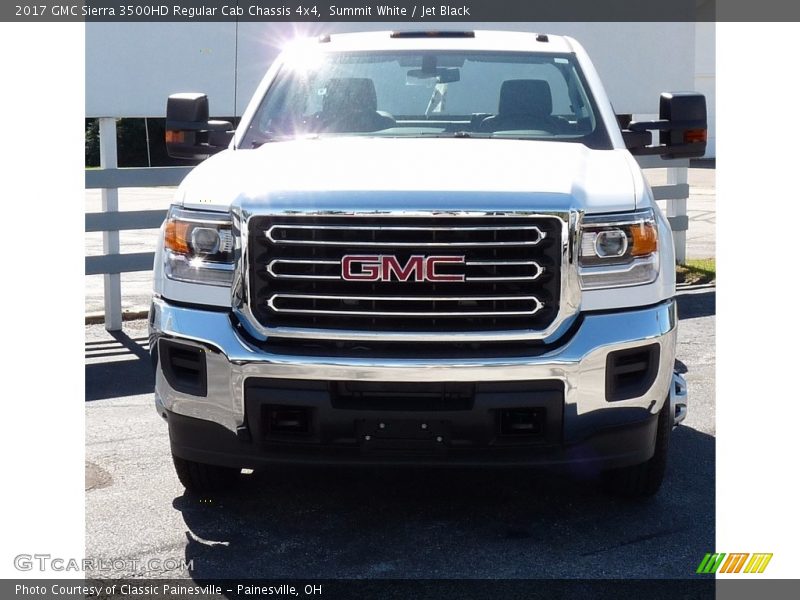 Summit White / Jet Black 2017 GMC Sierra 3500HD Regular Cab Chassis 4x4