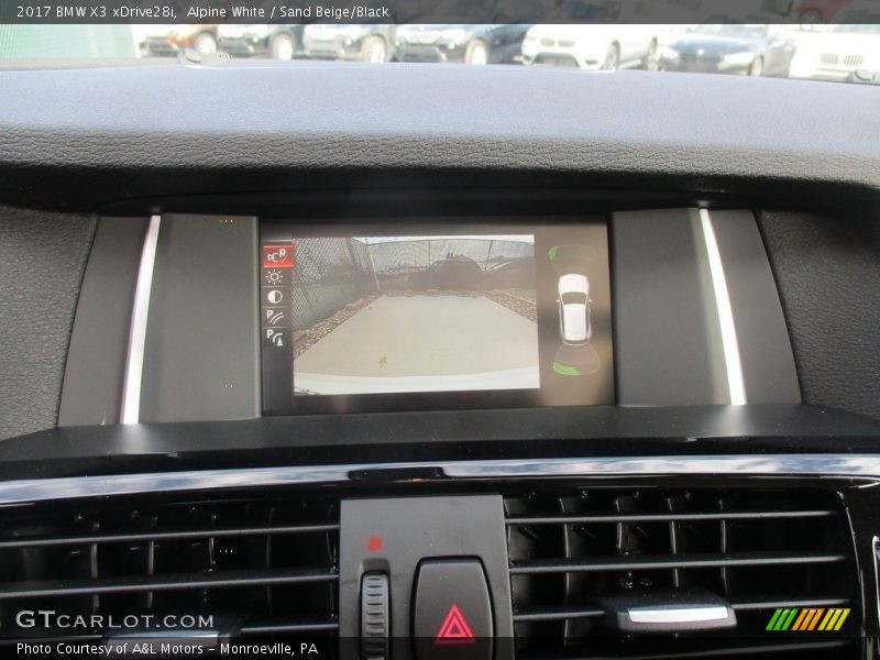 Alpine White / Sand Beige/Black 2017 BMW X3 xDrive28i