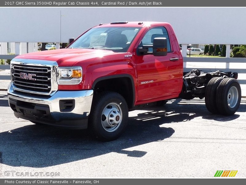 Front 3/4 View of 2017 Sierra 3500HD Regular Cab Chassis 4x4