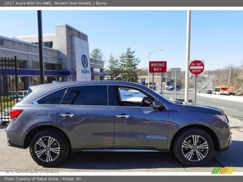 Modern Steel Metallic / Ebony 2017 Acura MDX SH-AWD